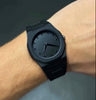 Full Black Aura Quartz Watch – Lightweight Design, , Premium Quality & Finish – Best Quality Analog Watch For Boys – Watch For Men | Full Black Color Watch - Glasty.store
