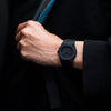 Full Black Aura Quartz Watch – Lightweight Design, , Premium Quality & Finish – Best Quality Analog Watch For Boys – Watch For Men | Full Black Color Watch - Glasty.store