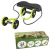 Abs Wheels Roller Abdominal Muscle Resistance Pull Rope Trainer Waist Exercise Multi-functional Home Workout Fitness Equipment - Glasty.store