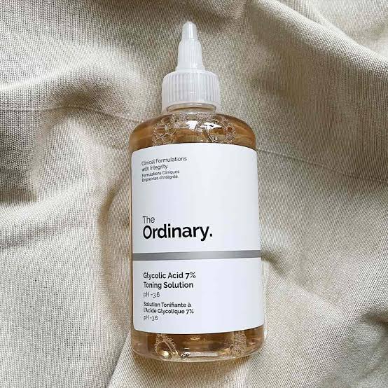 The Ordinary Glycolic Acid 7% Toning Solution – Exfoliating Face Toner For Radiant Skin, Removes Dead Skin Cells, Brightens & Smoothens, 240ml - Glasty.store